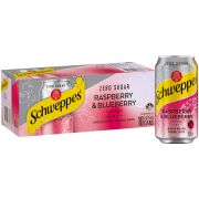 RASPBERRY & BLUEBERRY MINERAL WATER 10X375M