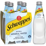 NATURAL MINERAL WATER 4X300ML