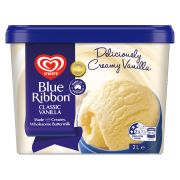 BLUE RIBBON VANILLA ICE CREAM 2L