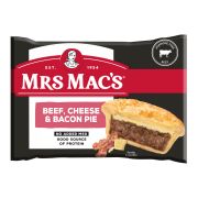 BEEF CHEESE & BACON PIE 175GM