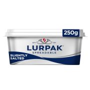 SLIGHTLY SALTED SPREADABLE BUTTER 250GM