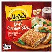 VEAL CORDON BLEU RED BOX DINNER 320GM