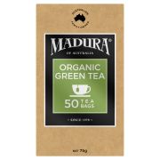 ORGANIC GREEN TEA BAG 50S