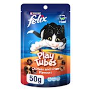 FELIX CHICKEN & LIVER PLAY TUBES CAT FOOD 60GM