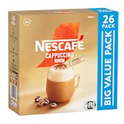 GOLD CAPPUCCINO DECAFFEINATED COFFEE MIXES 26S