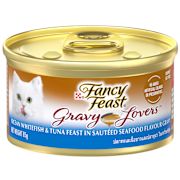 FANCY FEAST GRAVY LOVERS OCEAN WHITEFISH TUNA ADULT CAT FOOD 85GM