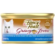 FANCY FEAST GRAVY LOVERS OCEAN WHITEFISH TUNA ADULT CAT FOOD 85GM