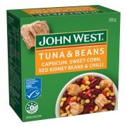 TUNA & BEANS CAPSICUM, CORN & CHILLI 185GM