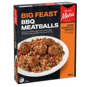 SMOKY BBQ MEATBALLS WITH SPICY RICE 500GM