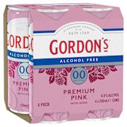 PINK ALCOHOL FREE & SODA 4X250ML