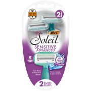 SOLEIL SENSITIVE ADVANCED RAZORS 2PK