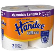 ULTRA PAPER TOWELS DOUBLE ROLL WHITE 2PK