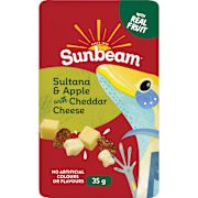 SULTANAS & APPLE WITH CHEDDAR CHEESE 35GM