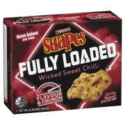 SHAPES SNACKS FULLY LOADED WICKED SWEET CHILLI 130GM