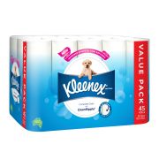 WHITE BATHROOM TISSUE REGULAR 45PK