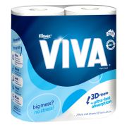 PAPER TOWEL WHITE 6 SHEETS 2PK