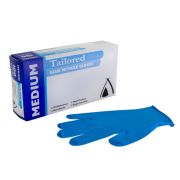 BLUE MEDIUM NITRILE GLOVES 1000S