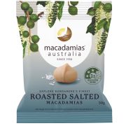 ROASTED SALTED MACADAMIAS 30GM