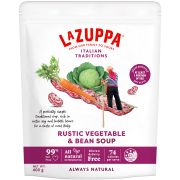 SOUP POUCH RUSTIC VEG WITH BEANS 400GM