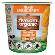 NO ADDED SUGAR MANGO ORGANIC YOGHURT 150GM