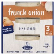 HOMESTYLE FRENCH ONION DIP 3X60GM