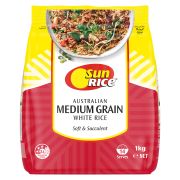 MEDIUM GRAIN WHITE RICE 1KG