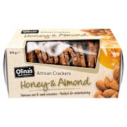 HONEY & ALMOND ARTISAN CRACKERS 100GM