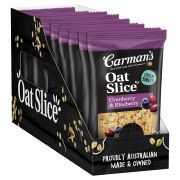 CRANBERRY & BLUEBERRY HEALTH SNACK OAT SLICE 70GM