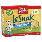 LE SNAK TASTY CHEESE BISCUITS 132GM