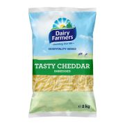 SHREDDED TASTY CHEDDAR CHEESE 2KG