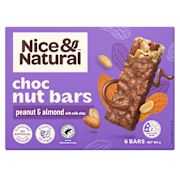 PEANUT ALMOND CHOCOLATE NUT BARS 180GM