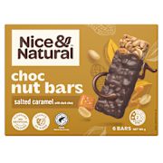 SALTED CARAMEL CHOCOLATE NUT BARS 180GM