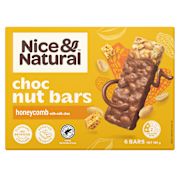 HONEYCOMB WITH MIK CHOC CHOCOLATE NUT BARS 180GM