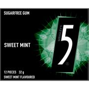 5 SWEET MINT SUGAR FREE CHEWING GUM STICK 32GM