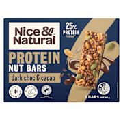 DARK CHOCOLATE & CACAO PROTEIN NUT BARS 165GM