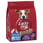 BEEF & BACON MINI LUCKY DOG BONES 800GM