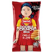 CHILLI & LIME DOUBLE CRUNCH CRINKLE POTATO CHIPS 150GM