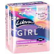 GIRLS GOODNIGHT PADS 10S