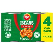 BAKED BEANS 4 PACK 220GM