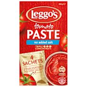 TOMATO PASTE TRIPLE CONCENTRATE NO ADDED SALT SACHET 200GM