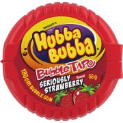 HUBBA BUBBA BUBBLE GUM STRAWBERRY TAPE 56GM