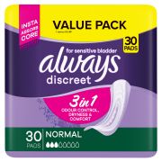 NORMAL INCONTINENCE PADS 30S