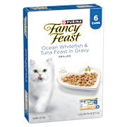 FANCY FEAST OCEAN WHITEFISH TUNA IN GRAVY MULTIPACK 6X85GM