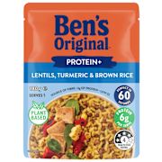 FUEL PROTEIN+LENTILS, TURMERIC AND BROWN RICE 180GM