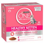 ONE CHICKEN KITTEN PET FOOD 12X70GM