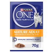 ONE CHICKEN MATURE 7+ SENIOR PET FOOD 70GM