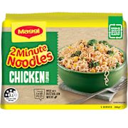 CHICKEN 2 MINUTE NOODLES 5 PACK 72GM