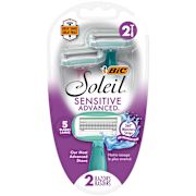 SOLEIL SENSITIVE ADVANCED RAZORS 2PK