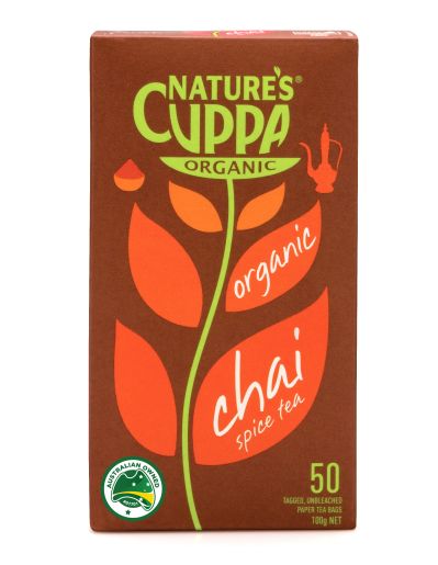 ORGANIC CHAI SPICE TEA BAGS 50S