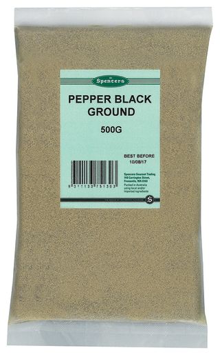 GROUND BLACK PEPPER 500GM